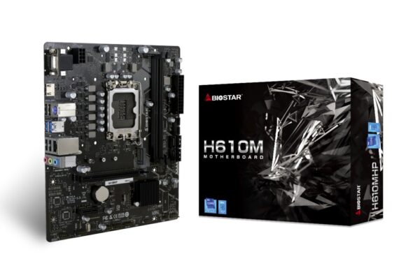 Biostar h610mhp 12th 13th gen intel gaming motherboard best price in pakistan at daddu charger