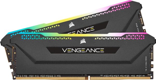 Corsair - vengeance rgb pro sl 32gb (2pk x 16gb) 3200mhz ddr4 c16 dimm desktop memory - black best price in pakistan at daddu charger