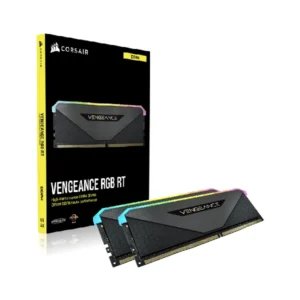 VENGEANCE® RGB RT 32GB (2 x 16GB) DDR4 DRAM 3200MHz C16 Memory Kit – Black