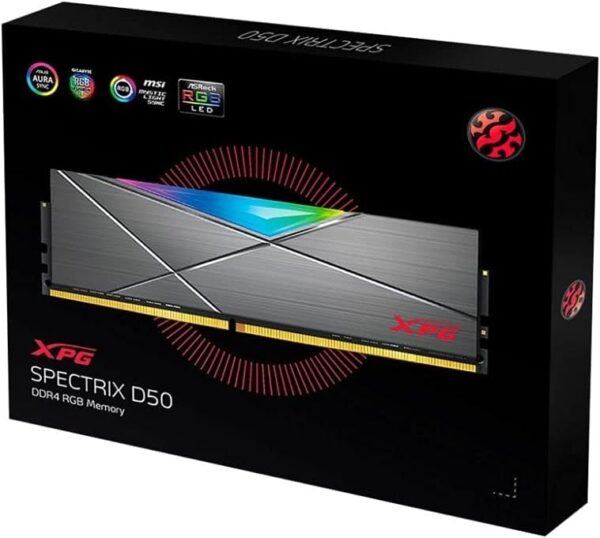 Xpg spectrix d50 ddr4 rgb 8gbx2 3600mhz ram