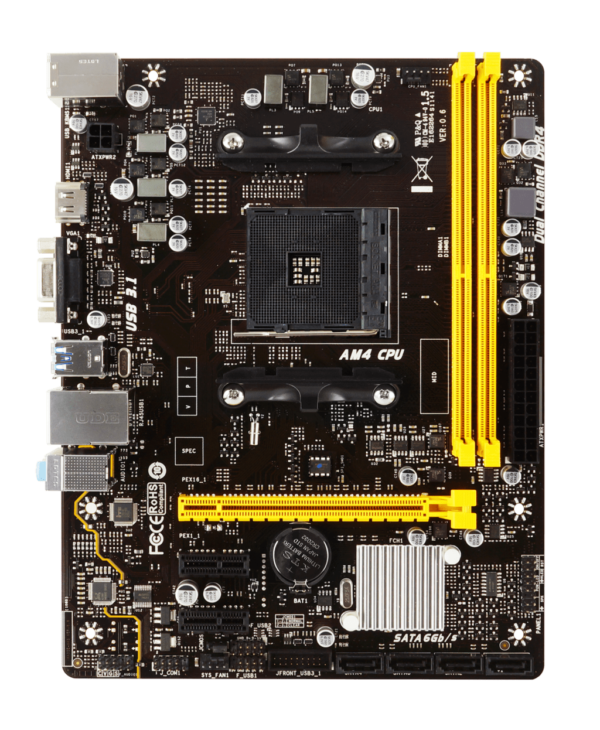 BIOSTAR A320MH 2Ram Slot Used Motherboard Best Price in Pakistan at Daddu Charger
