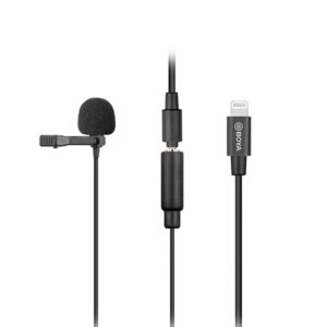 Boya BY-M2 Clip-on Lavalier Microphone Lightning Connector Best Price in Pakistan at Daddu Charger