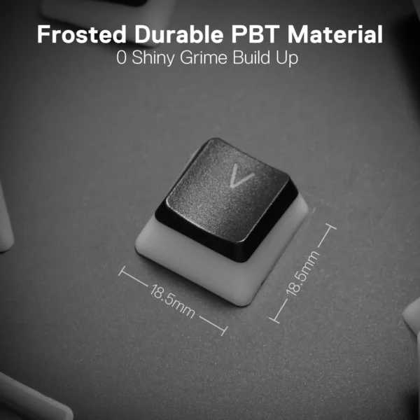 PUDDING KEYCAPS - REDRAGON SCARAB A130 BLACK, DOUBLE SHORT, PBT - Image 2