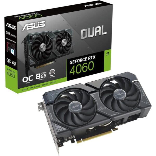 Asus Dual GeForce RTX 4060 O8G Graphics Card [DUAL-RTX4060-O8G]