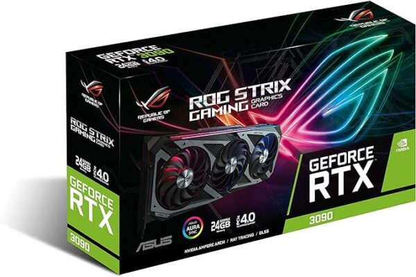 Asus rog strix nvidia geforce rtx 3090 24gb gddr6x graphics card dadducharger. Com 4