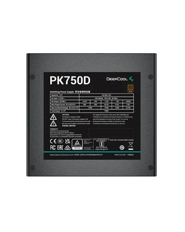 Deep cool pk750 atx power supply dadducharger. Com 2