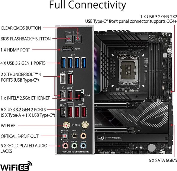 Asus rog maximus z790 hero wifi 6e lga 1700 atx motherboard dadducharger. Com 3