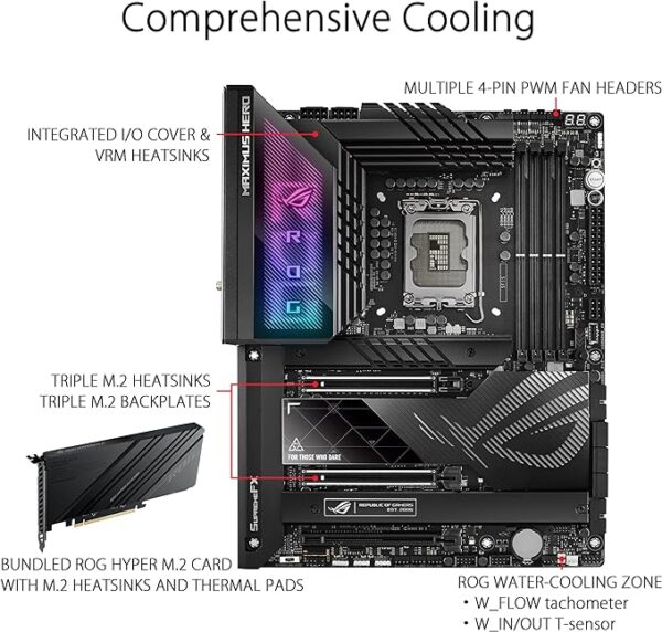 Asus rog maximus z790 hero wifi 6e lga 1700 atx motherboard dadducharger. Com 5