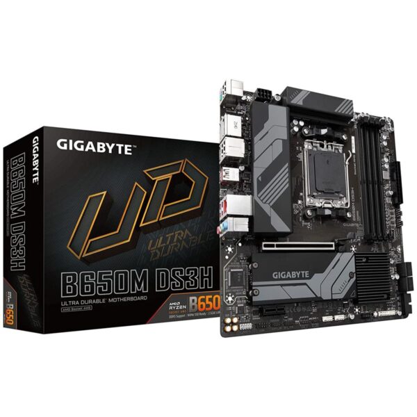 Gigabyte b650m ds3h socket am5 amd motherboard dadducharger. Com 1