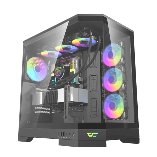 Darkflash dqx90 luxury gaming desktop pc gaming case 1