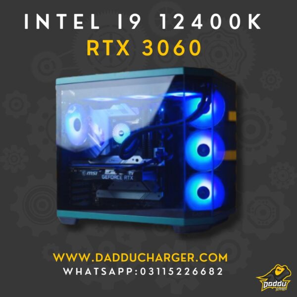 Best intel i9 12900k with rtx 3060 in 2024 available in cheapest price at daddu charger rawalpindi pakistan