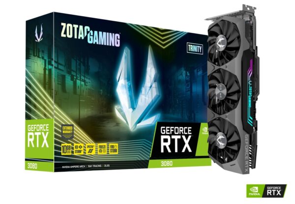 ZOTAC 3080 10GB TRINITY GRAPHIC CARD