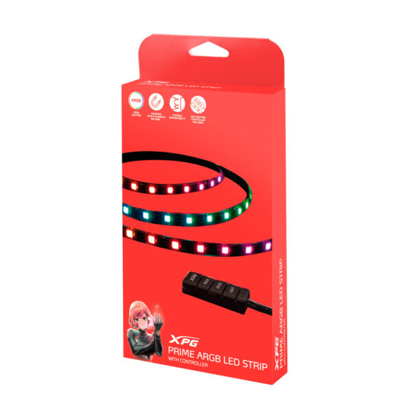 Pg prime argb led strip cable argbstrip bkcww 23. 6 length 3 pin connect up to 4 strips price in pakistan dadducharger. Com arbg strtip cables for pc 1