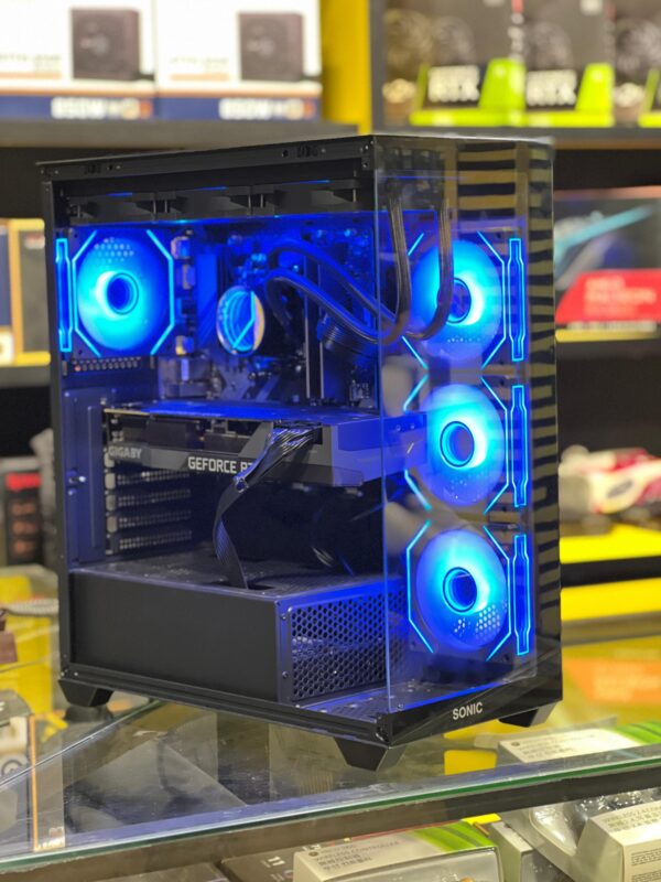 Sonic-El2 Gaming Case With Fans Black