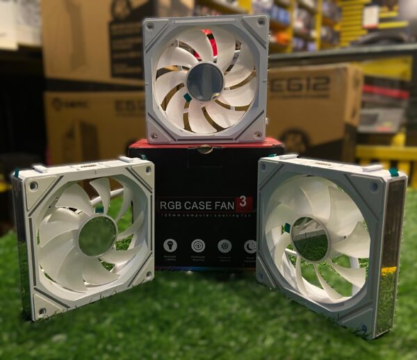 AMS 120mm ARGB 3 Fans Kit - White