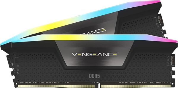 CORSAIR VENGEANCE RGB DDR5 RAM 32 GB (2 x 16 GB) 6400 MHz CL36-48-48-104