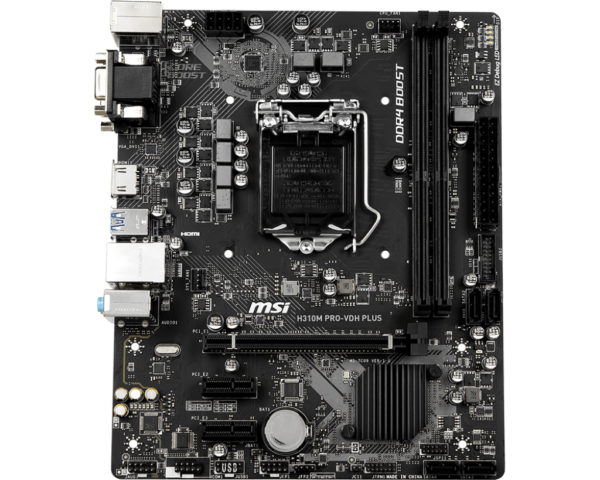 Msi  H310Pro VDH Plus 9th Gen Intel Motherboard - Image 2