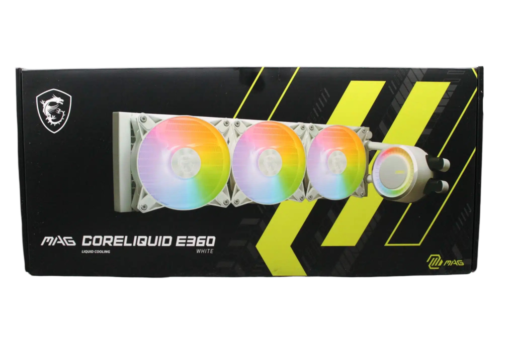 MSI MAG CORELIQUID E360 White – AIO RGB CPU Liquid Cooler – Daddu Charger