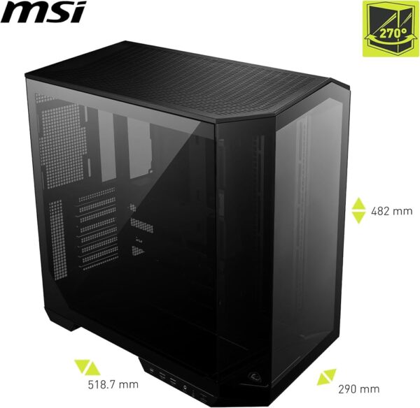 MSI MAG PANO 100L PZ Mid-Tower ATX / Black - Image 3