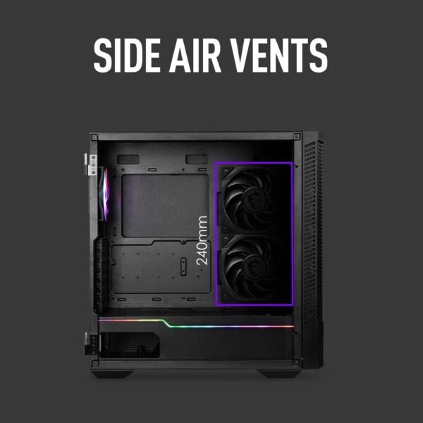 MSI MPG Velox 100R ARGB Mid-Tower ATX Case - Image 2