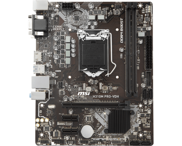MSI H310M PRO VDH PRO 8TH GEN MOTHERBOARD - Image 2